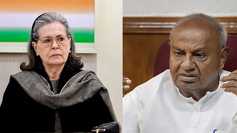 'Noted your concerns' | Sonia Gandhi writes back to Deve Gowda
