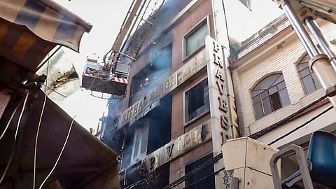 Three children among 7 of family killed in massive fire at multi-storey building in Delhi's Palam