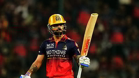 Shot percentage from 31% in 2020 to 66% in 2025 | Virat Kohli's aggressive powerplay approach 
