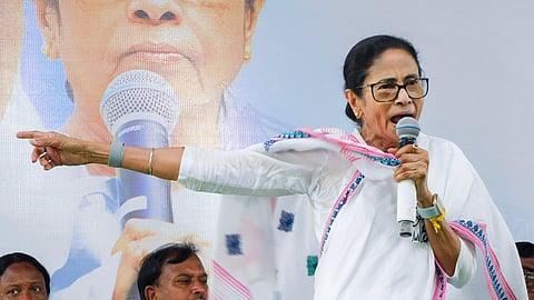 Mamata accuses BJP of stoking fight among different sections of society to loot country
