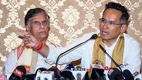 Swear on Bhagavad Gita: Gogoi dares Assam CM Himanta to deny wife's multiple passports, assets
