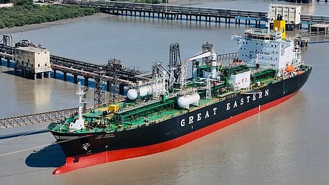 Indian-flagged 'Jag Vikram' carrying 20,400 MT of LPG reaches Gujarat