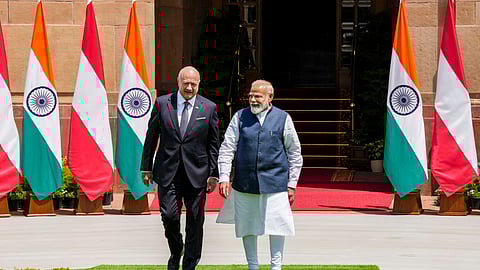 Modi, Austrian Chancellor urge peaceful solutions in Ukraine and West Asia