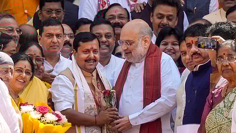 Nitin Nabin, 15 others take oath as Rajya Sabha MPs across seven states