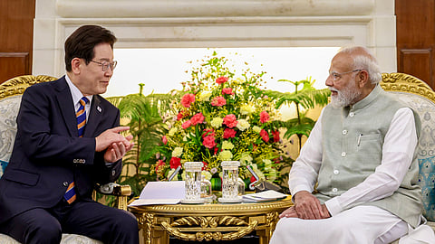 Modi, South Korean President Lee hold talks in Delhi to boost strategic partnership