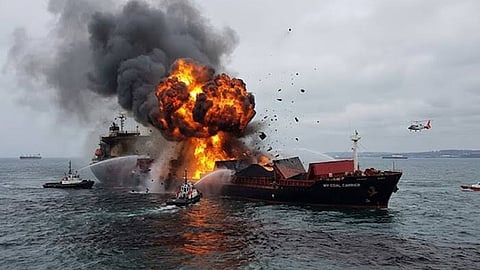 Iran guard fires on container ship in Strait of Hormuz amid rising tensions