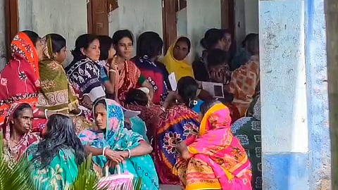 Voting halted in Bengal’s Falta after BJP alleges EVM buttons taped in TMC bastion