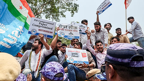 NEET-UG 2026 cancelled, govt orders CBI inquiry into paper leak allegations; protest erupts in Delhi