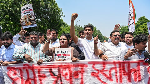 Youth Congress demands Pradhan's sacking over NEET leak, marches to minister's home
