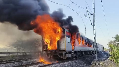 Rajdhani coach fire in MP: 68 passengers evacuated safely, no injuries