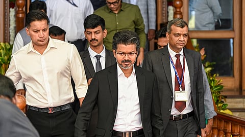 Vijay skips Congress meet in Delhi, focuses on Mekedatu, funding push in talks with PM, FM