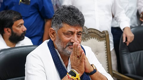 Shivakumar leaves for Delhi amid buzz over Karnataka CM post
