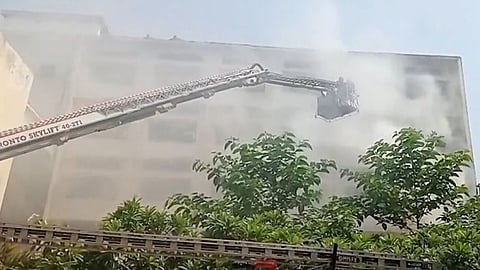 Fire breaks out at Education Ministry office in Delhi’s ITO, no casualties