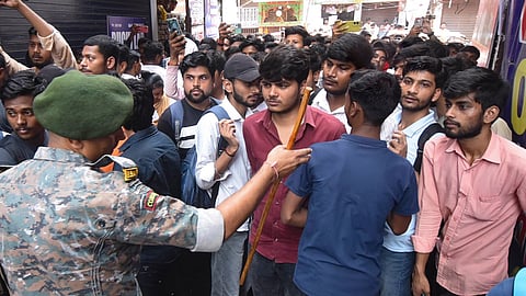 'Khan Sir' coaching institute in Patna vandalised, pelted with stones
