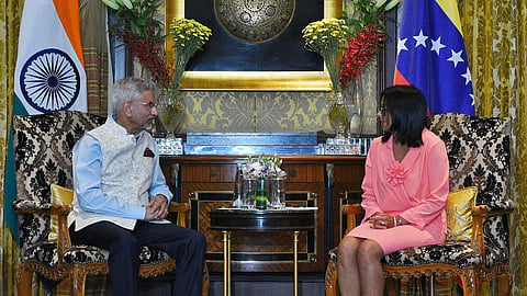 Jaishankar meets Venezuela's Acting President Delcy Rodriguez, backs stronger bilateral cooperation