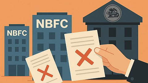 RBI cancels registration of 135 NBFCs, 13 more surrender licences