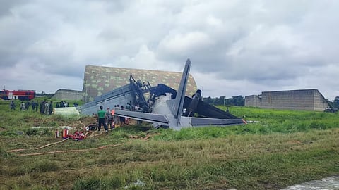 IAF AN-32 catches fire after landing at Jorhat airbase in Assam