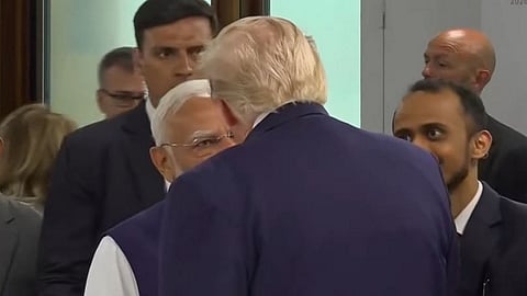 PM Modi, Trump hold brief interaction at G7 in France; first face-to-face interaction in 16 months