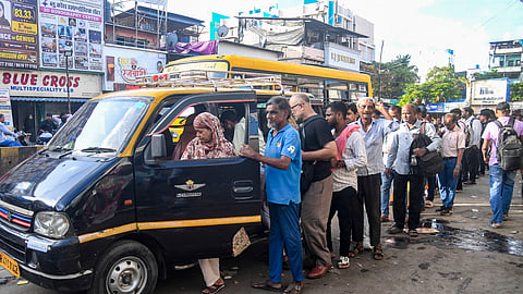 Near-total BEST bus shutdown forces Mumbai commuters onto overcrowded trains, cabs