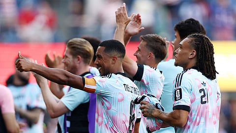 FIFA World Cup 2026 | Belgium players perform "Trump dance" after 4-1 win over USA
