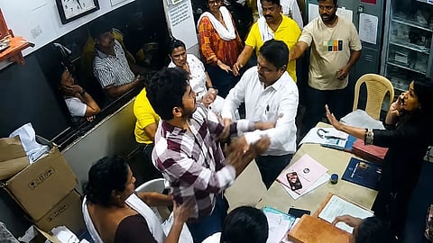 Shiv Sena corporator assaults doctors, nurses at hospital, viral video sparks row