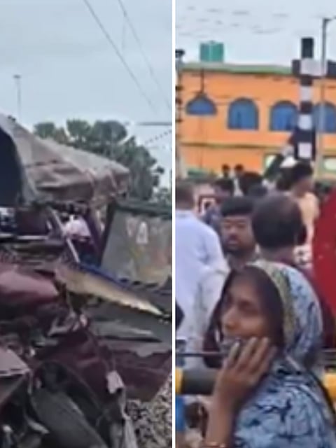 Train collides with school van in West Bengal's Murshidabad, at least three dead
