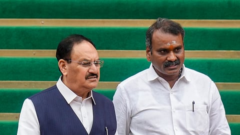 JP Nadda visits RML Hospital, meets injured persons admitted after CJP protest