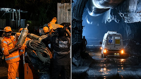 11 dead, 15 trapped in Sikkim tunnel collapse; rain hampers rescue
