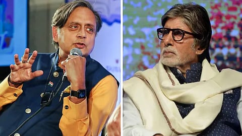 Tharoor shares Big B's 2012 police action tweet amid CJP protest as several celebs 'remain silent'