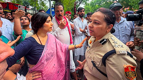 "BJP's 'Ram Rajya' where students beaten up, girls' clothes torn?" | Dimple Yadav targets Centre