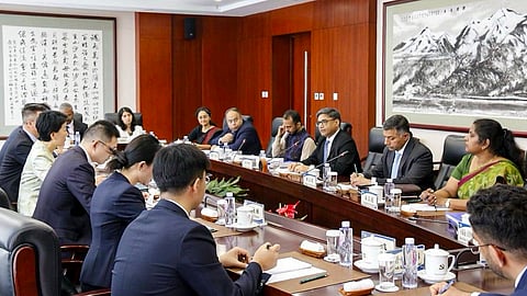 FS Misri meets Vice Minister of Chinese Communist Party in Beijing
