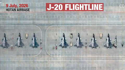 11 Chinese J-20 stealth jets spotted near India in biggest deployment yet