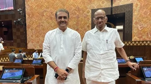 Parth Pawar, Praful Patel meet Sharad Pawar in Delhi; revive buzz over NCP reunion