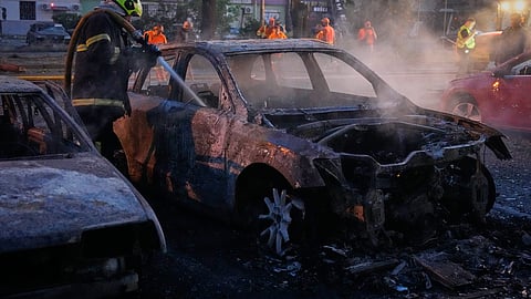 Russia hits Ukrainian capital with ballistic missiles and drones, killing at least 9
