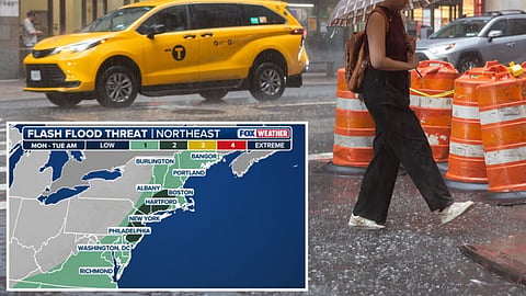 New York City braces for heavy rain; flash flood threat as storm sweeps tri-state region