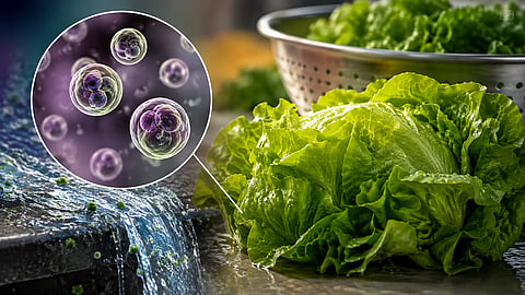 Cyclospora is a microscopic parasite that causes intestinal illness after contaminated food or water is consumed | Representational image