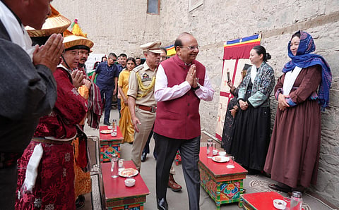 LG Vinai Kumar Saxena marks Ladakh's UT Foundation Day by highlighting progress in governance, infrastructure, healthcare and sustainable development