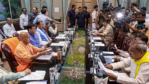 Chief Minister Yogi Adityanath chaired the Cabinet meeting, which cleared the six-lane access-controlled corridor, designed to be expanded to eight lanes in the future