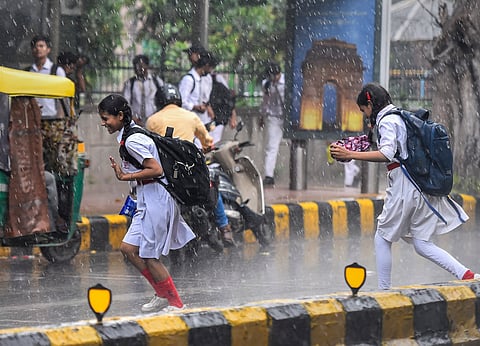 Delhi received much-needed rain relief from humid conditions, with the IMD warning of moderate to heavy rainfall and thunderstorms | PTI