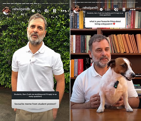 Rahul Gandhi invited students and Gen Z users to ask questions and interacted with them live on Instagram 
