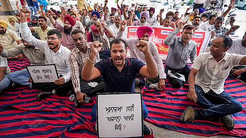 More than three lakh government employees joined the strike on August 27