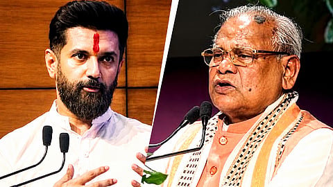 The row erupted after Bihar minister Santosh Kumar Suman, Manjhi’s son and a senior Hindustani Awam Morcha (Secular) leader, sought a review of the existing reservation framework