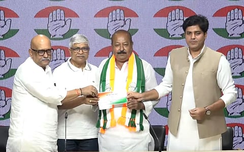 AIMIM national spokesperson Waqar Hasan has joined the Congress ahead of the Uttar Pradesh Assembly polls | X