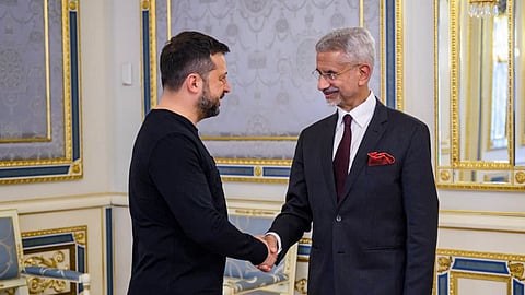 Zelensky said that he discussed 'important issues' and the ongoing war with Russia with Jaishankar and highlighted India's clear position - 'peace is needed'