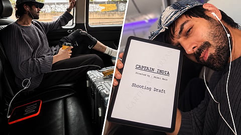 The actor shared a glimpse of his London schedule for 'Captain India', which is inspired by a historic evacuation mission and is currently slated for a 2027 theatrical release