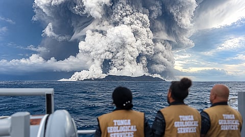 One eruption can produce more than one tsunami. That is precisely what happened at Hunga in January 2022