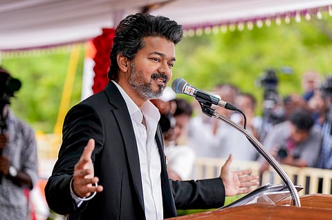 Vijay announced in the Assembly on August 24 that his government would abandon the Parandur airport project pursued by the previous DMK government