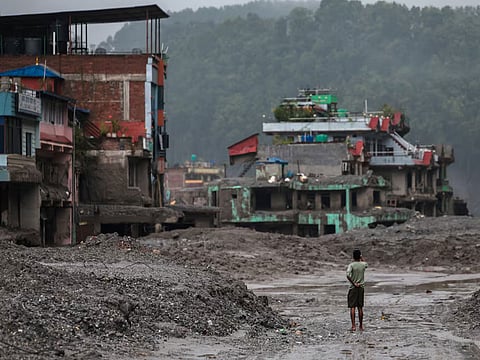 A sudden rise in the Budhigandaki was detected following heavy rainfall and a mountainous deluge in the upper reaches of Gorkha
