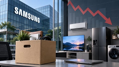 Samsung India has started job cuts across its TV and home appliance operations, while the smartphone division is reportedly being spared for now | Representational image
