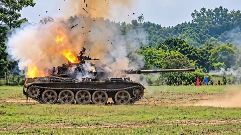 Reports identified the armoured vehicle involved as a Type 59, a Chinese-origin main battle tank operated by the Bangladesh Army